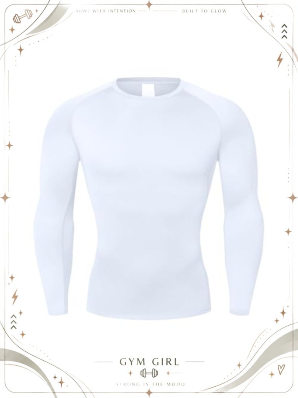 Men's Compression Long Sleeve T-Shirt Base Layer Top Moisture Wicking